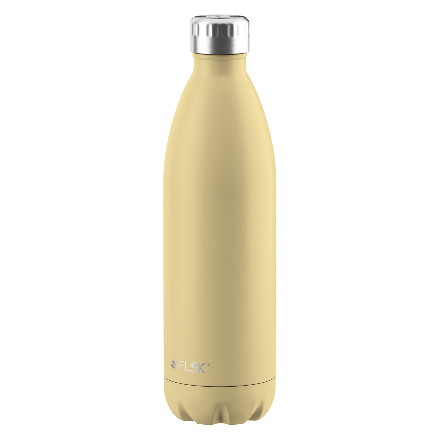 FLSK Trinkflasche aus Edelstahl 1000 ml lemon