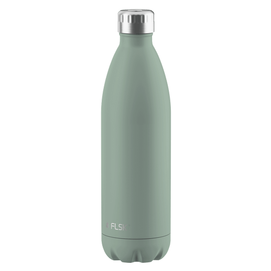 FLSK Trinkflasche 1000 ml aus Edelstahl sage