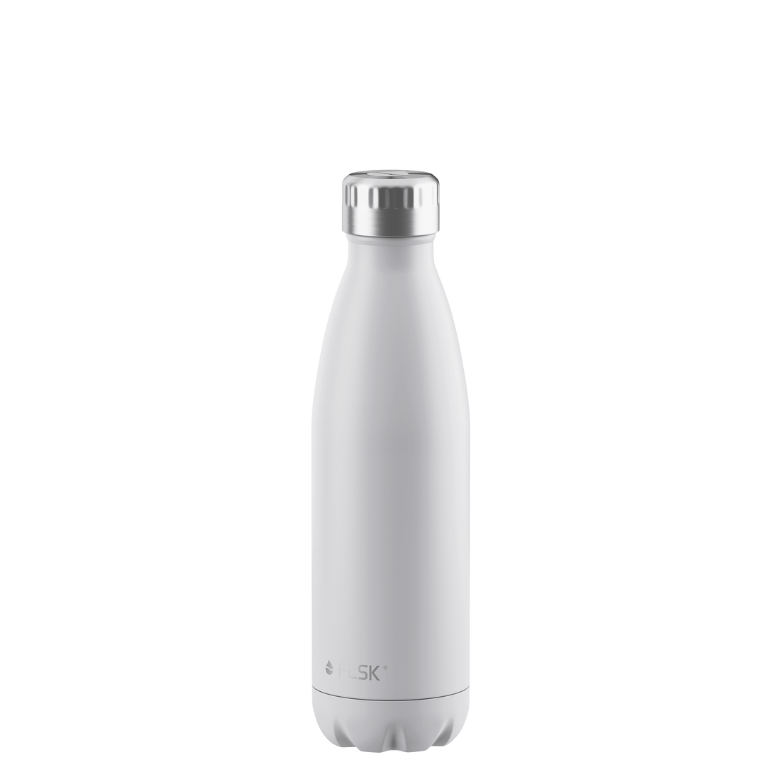 FLSK Trinkflasche 500 ml white aus Edelstahl