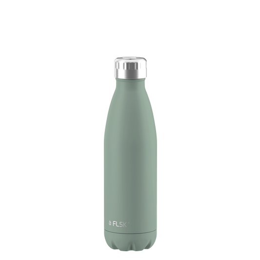 FLSK Trinkflasche 500 ml aus Edelstahl sage