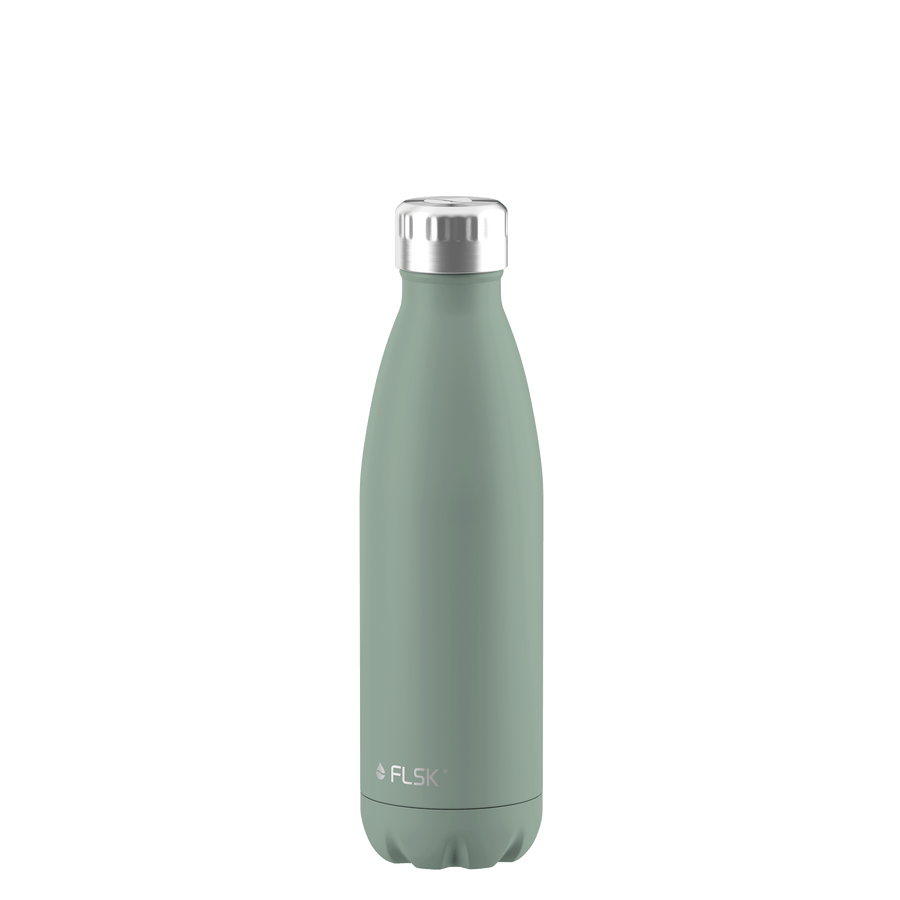 FLSK Trinkflasche 500 ml aus Edelstahl sage