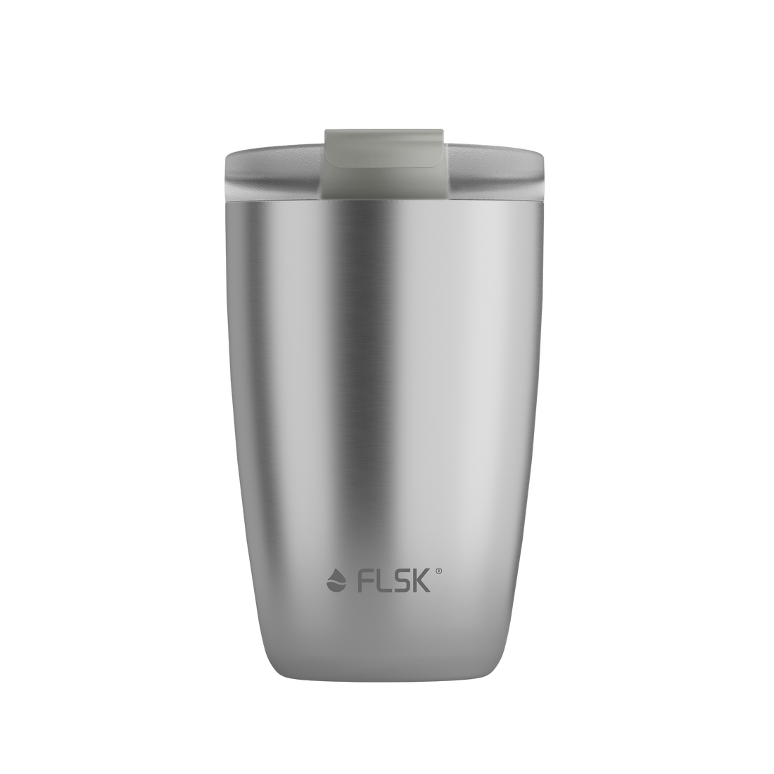 FLSK Kaffeebecher 350 ml stainless aus Edelstahl