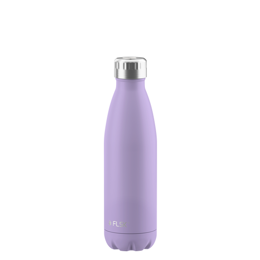 FLSK Trinkflasche aus Edelstahl 500 ml lavender