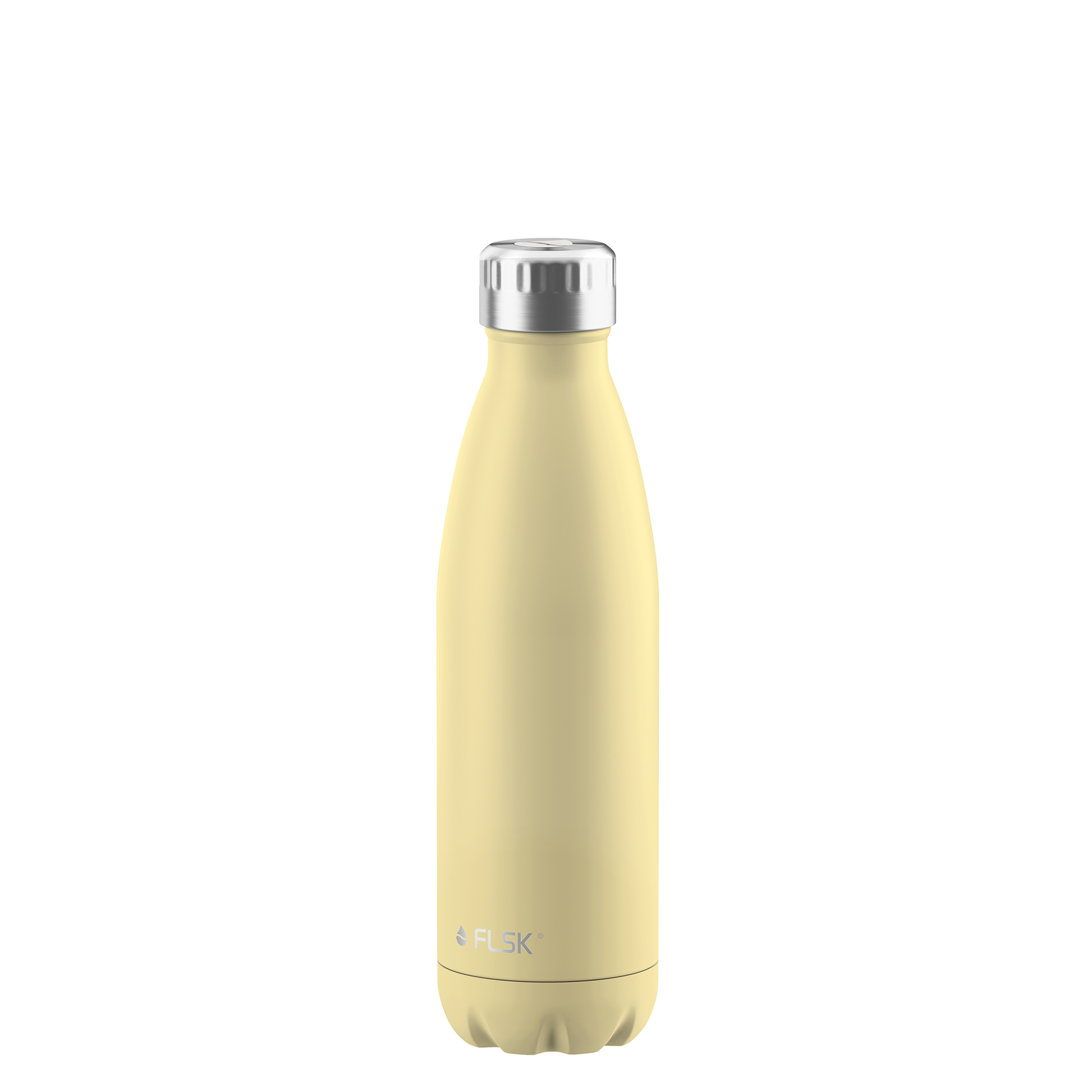 FLSK Trinkflasche aus Edelstahl 500 ml lemon