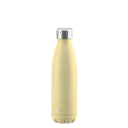 FLSK Trinkflasche aus Edelstahl 500 ml lemon