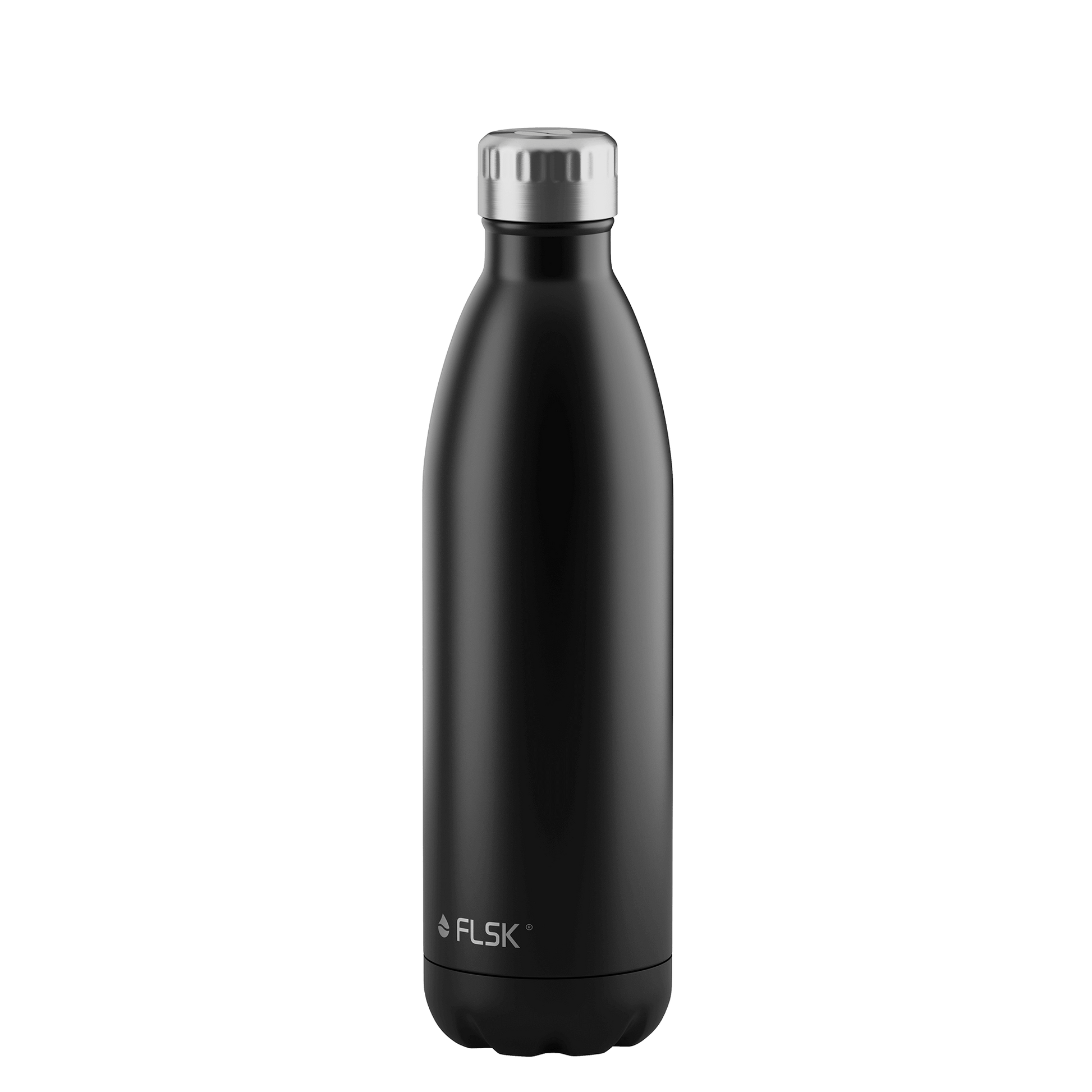 FLSK Trinkflasche aus Edelstahl 750 ml black
