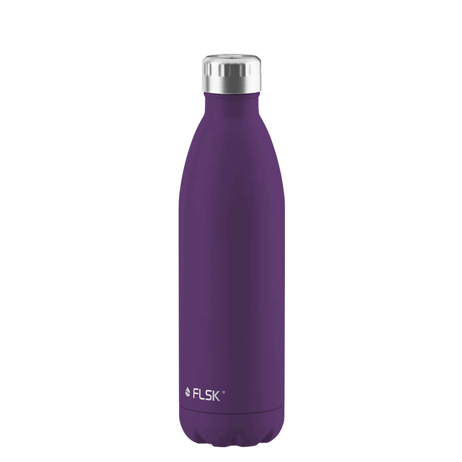 FLSK Trinkflasche aus Edelstahl 750 ml nordic plum