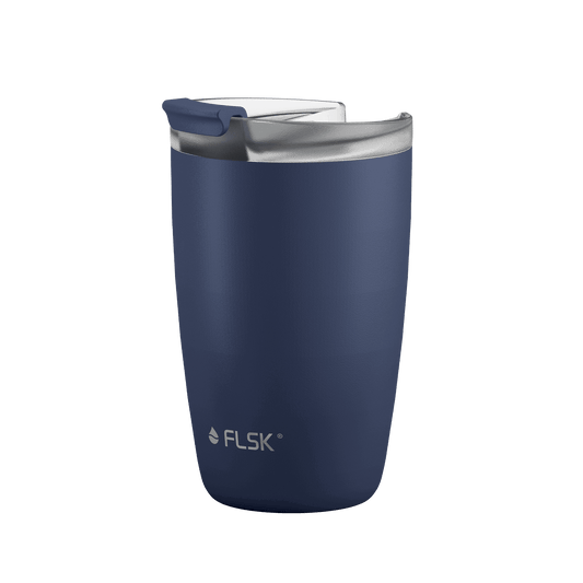 FLSK Kaffeebecher 350 ml midnight aus Edelstahl